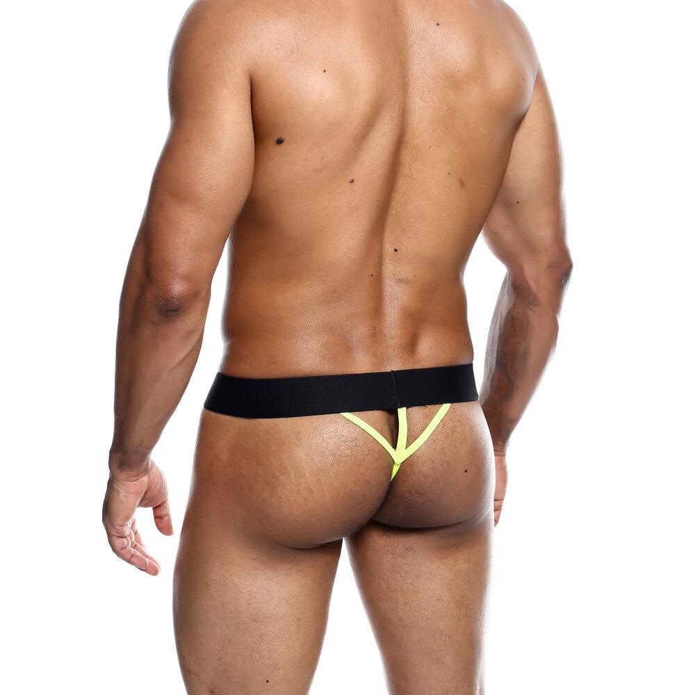 Male Basics Neon Thong Yellow - Adult Planet - Online Sex Toys Shop UK