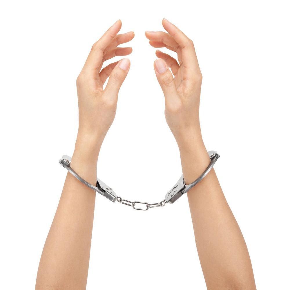 Me You Us Premium Heavy Duty Metal Bondage Handcuffs - Adult Planet - Online Sex Toys Shop UK