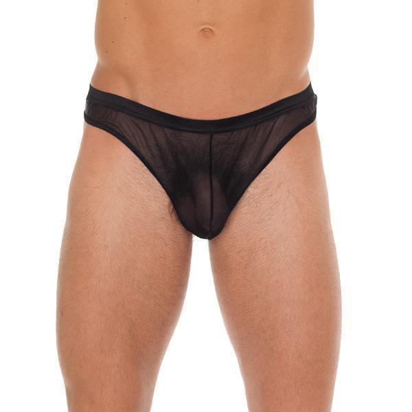 Mens Black Mesh GString - Adult Planet - Online Sex Toys Shop UK