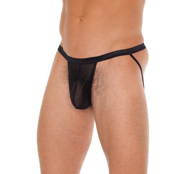 Mens Black Pouch With Jockstraps - Adult Planet - Online Sex Toys Shop UK