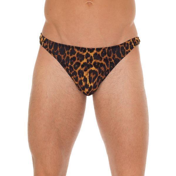 Mens Leopard Print GString - Adult Planet - Online Sex Toys Shop UK