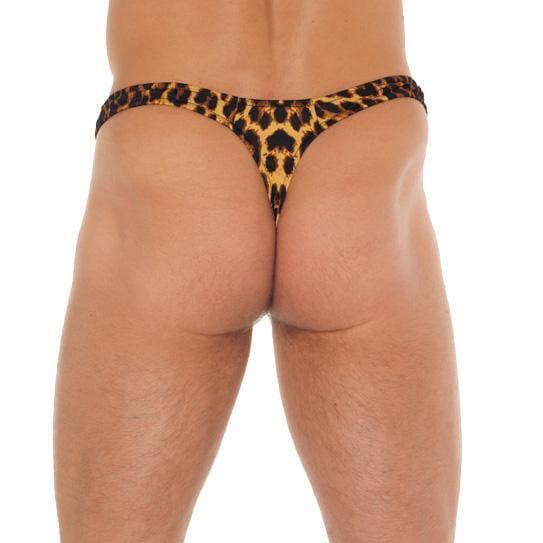 Mens Leopard Print GString - Adult Planet - Online Sex Toys Shop UK