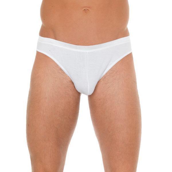 Mens White Cotton GString - Adult Planet - Online Sex Toys Shop UK