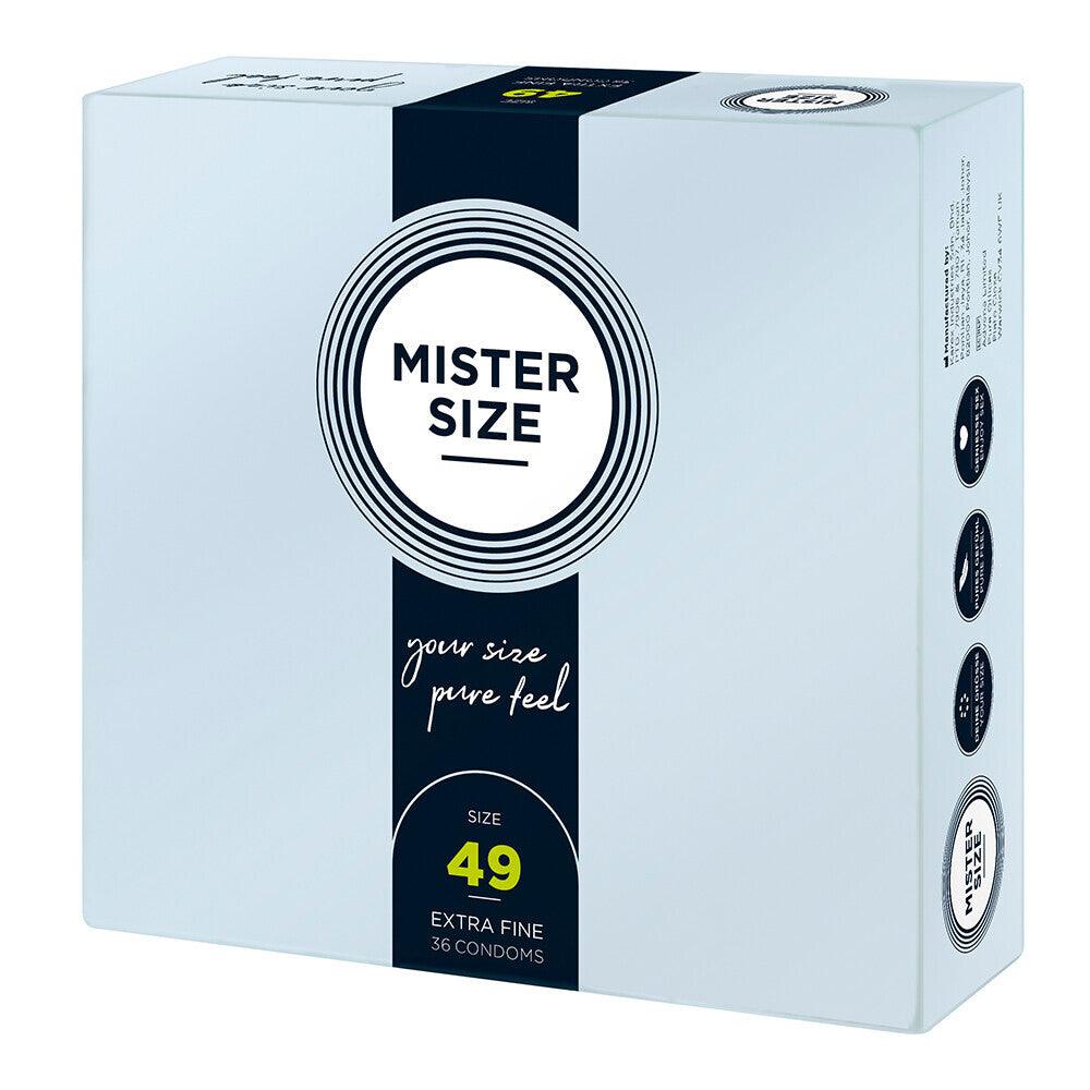 Mister Size 49mm Your Size Pure Feel Condoms 36 Pack - Adult Planet - Online Sex Toys Shop UK