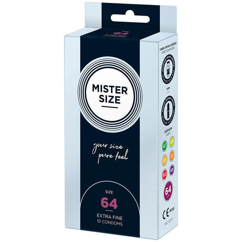 Mister Size 64mm Your Size Pure Feel Condoms 10 Pack - Adult Planet - Online Sex Toys Shop UK