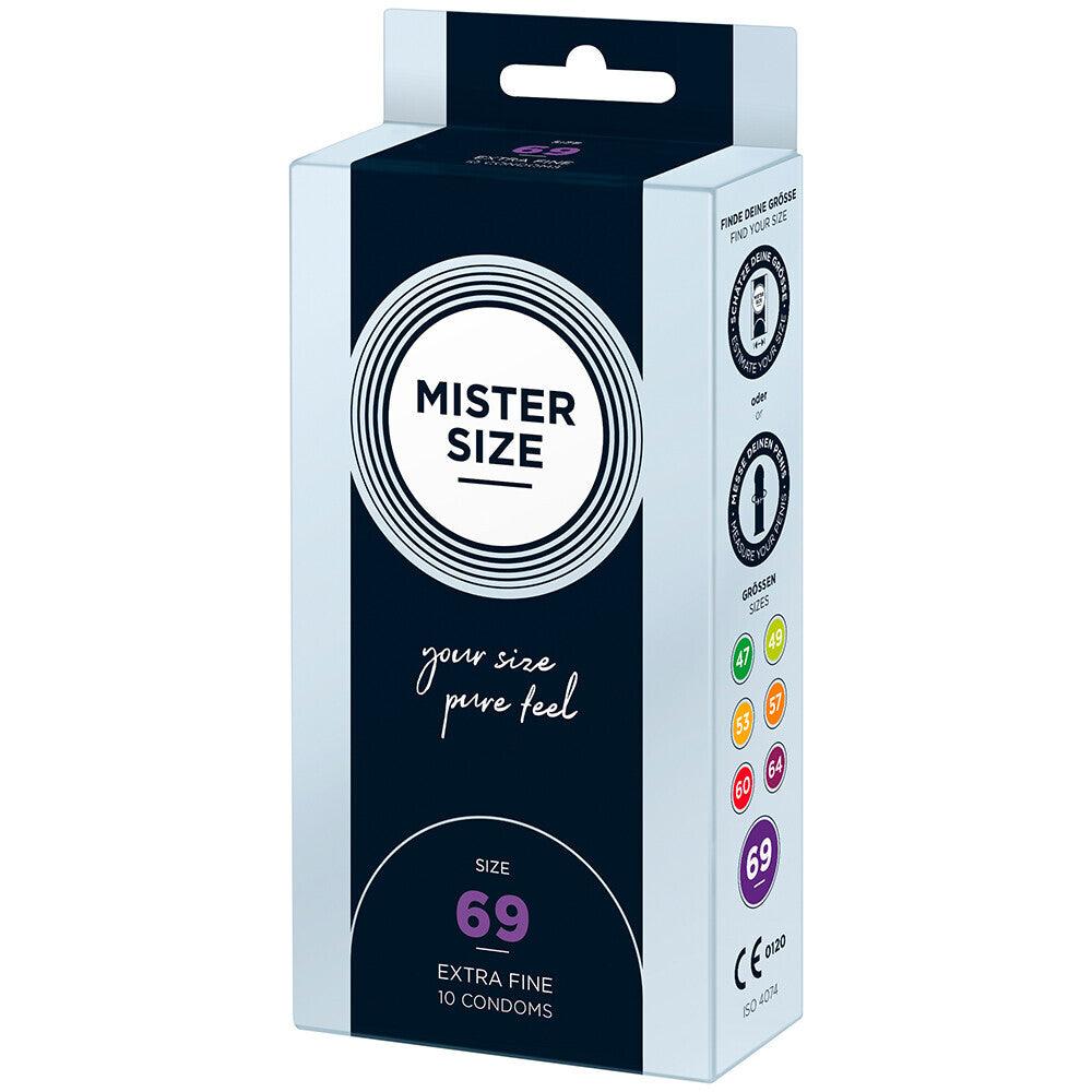 Mister Size 69mm Your Size Pure Feel Condoms 10 Pack - Adult Planet - Online Sex Toys Shop UK