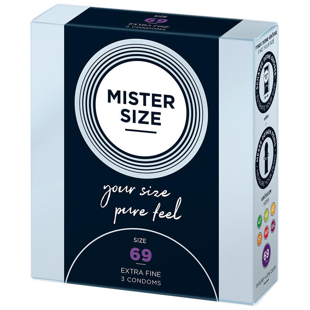 Mister Size 69mm Your Size Pure Feel Condoms 3 Pack - Adult Planet - Online Sex Toys Shop UK