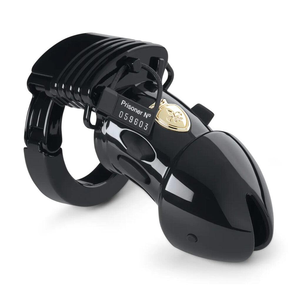 MyStim Pubic Enemy No 1 Black Edition EStim Cock Cage - Adult Planet - Online Sex Toys Shop UK