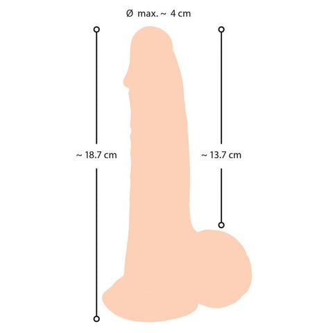 Nature Skin Dildo With Movable Skin 19cm - Adult Planet - Online Sex Toys Shop UK