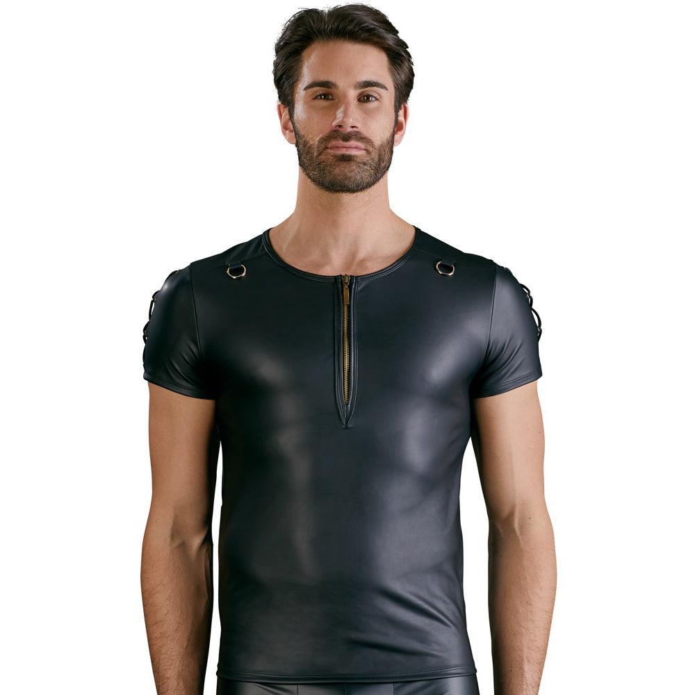 NEK Matt Black Straight Cut Shirt - Adult Planet - Online Sex Toys Shop UK