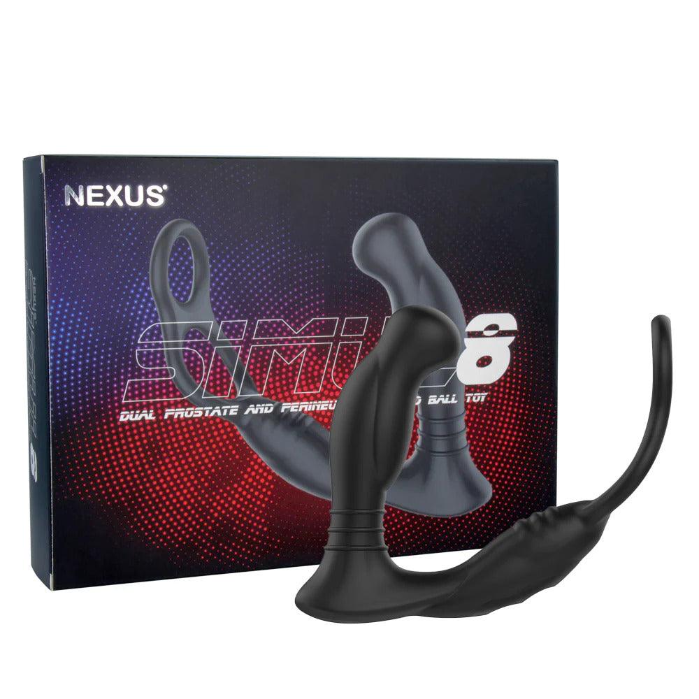 Nexus Simul8 Dual Prostate And Perineum Cock And Ball Toy - Adult Planet - Online Sex Toys Shop UK