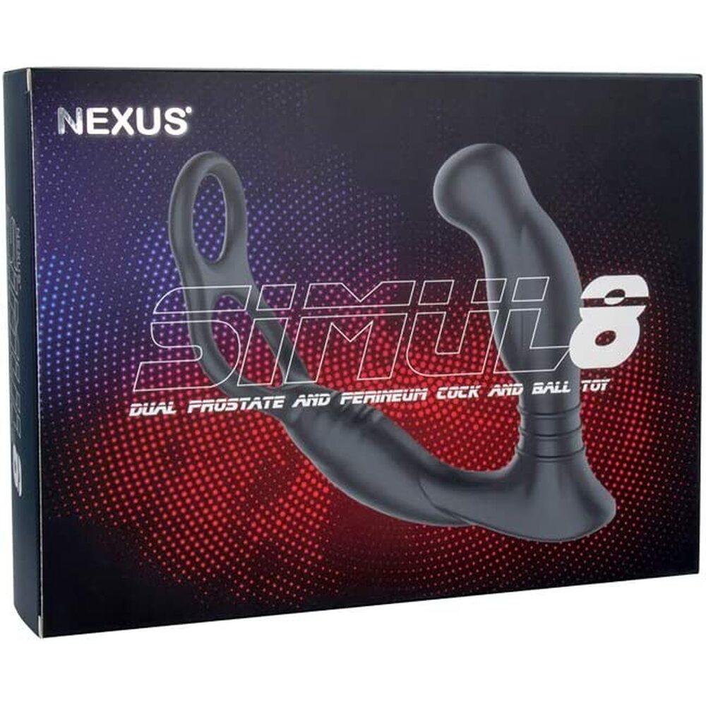 Nexus Simul8 Dual Prostate And Perineum Cock And Ball Toy - Adult Planet - Online Sex Toys Shop UK