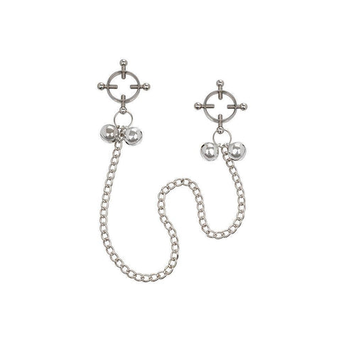 Nipple Grips 4 Point Nipple Press With Bells - Adult Planet - Online Sex Toys Shop UK