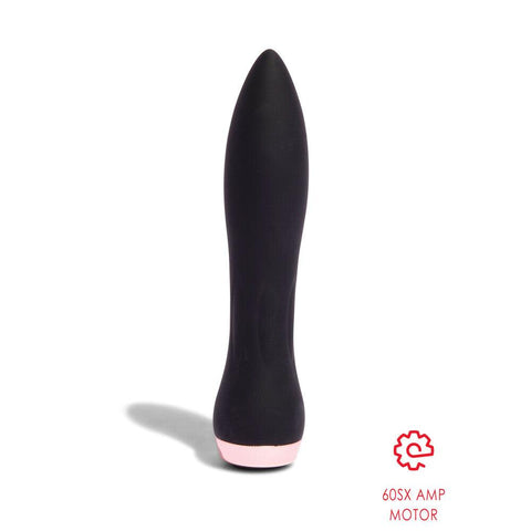 Nu Sensuelle Silicone 60SX AMP Bullet Black - Adult Planet - Online Sex Toys Shop UK