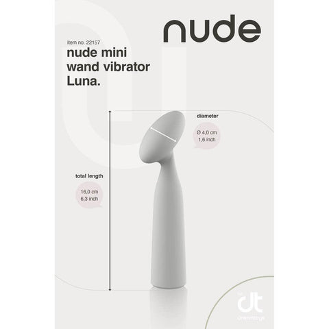 Nude Luna Mini Wand Vibrator - Adult Planet - Online Sex Toys Shop UK