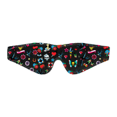 Ouch Old School Tattoo Printed Eye Mask - Adult Planet - Online Sex Toys Shop UK