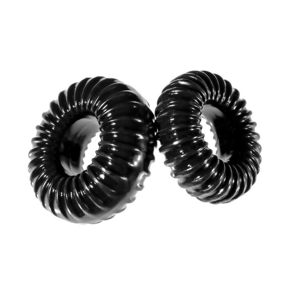 Perfect Fit XPlay Gear Slim Ribbed Cock Rings 2 Pack - Adult Planet - Online Sex Toys Shop UK