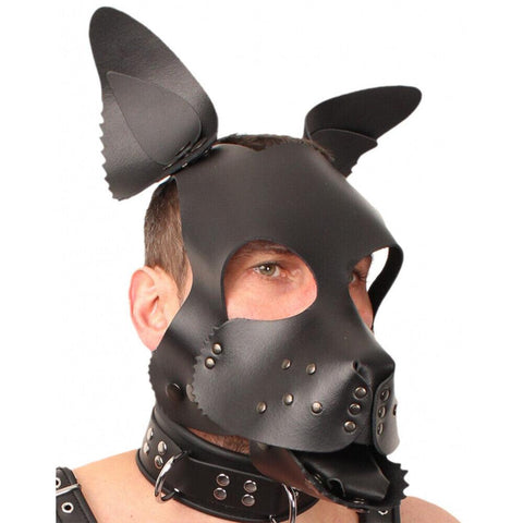 Red Leather Puppy Dog Mask - Adult Planet - Online Sex Toys Shop UK