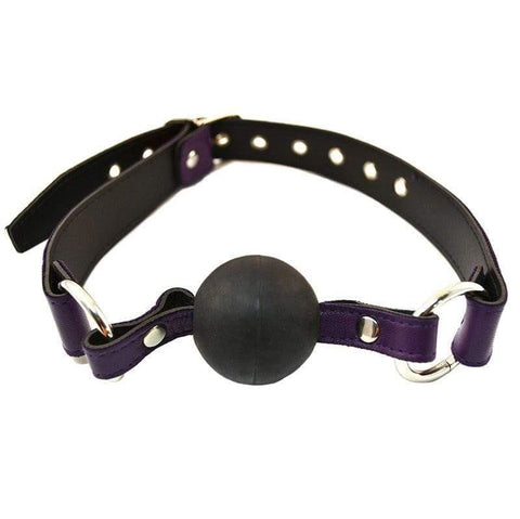 Rouge Garments Ball Gag Purple - Adult Planet - Online Sex Toys Shop UK