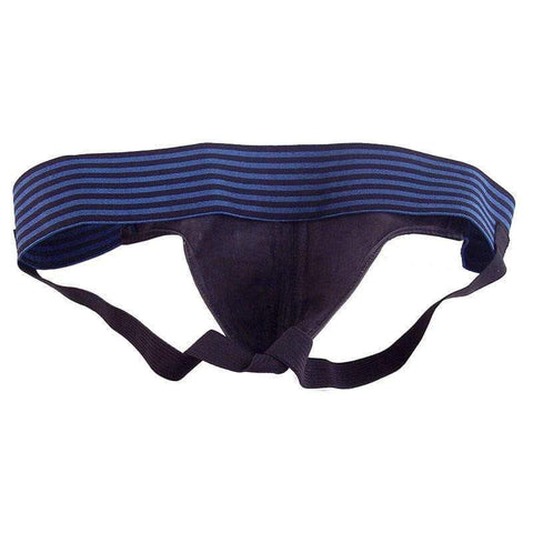 Rouge Garments Jock Black And Blue - Adult Planet - Online Sex Toys Shop UK