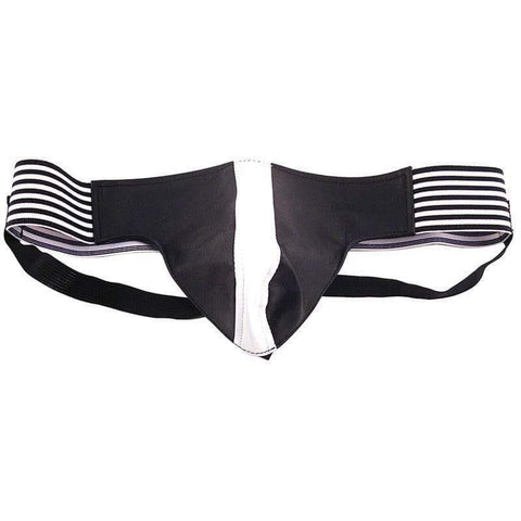 Rouge Garments Jock Black And White - Adult Planet - Online Sex Toys Shop UK