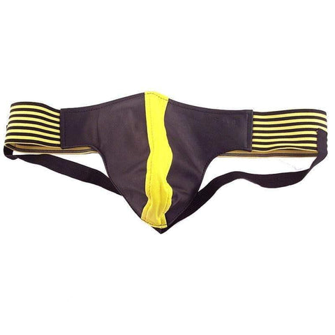 Rouge Garments Jock Black And Yellow - Adult Planet - Online Sex Toys Shop UK