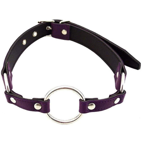 Rouge Garments O Ring Gag Purple - Adult Planet - Online Sex Toys Shop UK