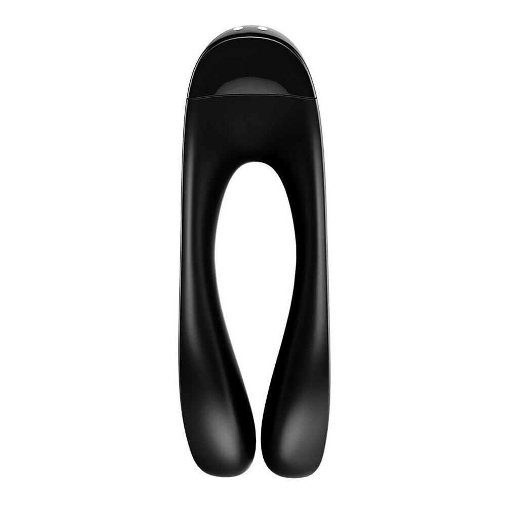 Satisfyer Candy Cane Finger Vibrator Black - Adult Planet - Online Sex Toys Shop UK