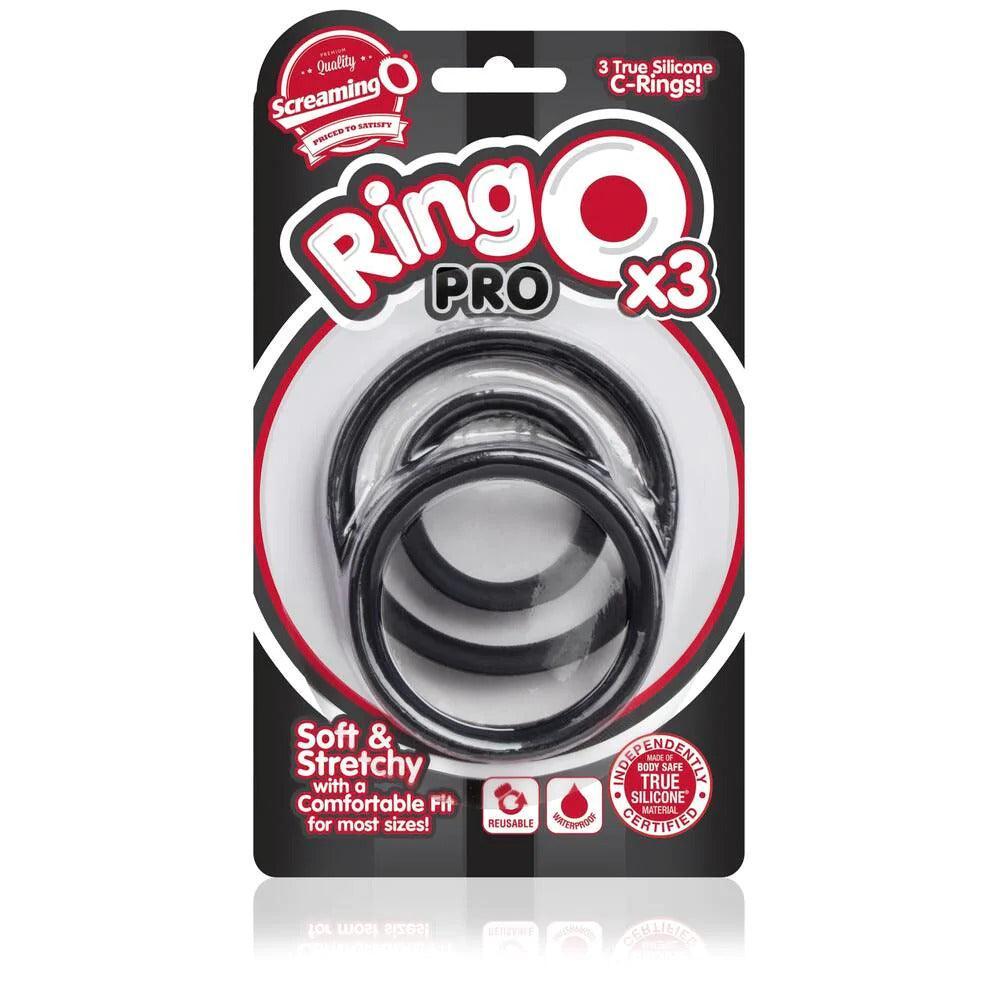 Screaming O RingO Pro X3 Cock Rings Black - Adult Planet - Online Sex Toys Shop UK