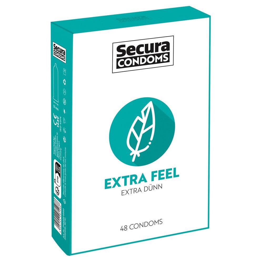 Secura Condoms 48 Pack Extra Feel - Adult Planet - Online Sex Toys Shop UK