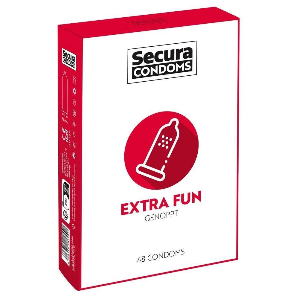 Secura Condoms 48 Pack Extra Fun - Adult Planet - Online Sex Toys Shop UK