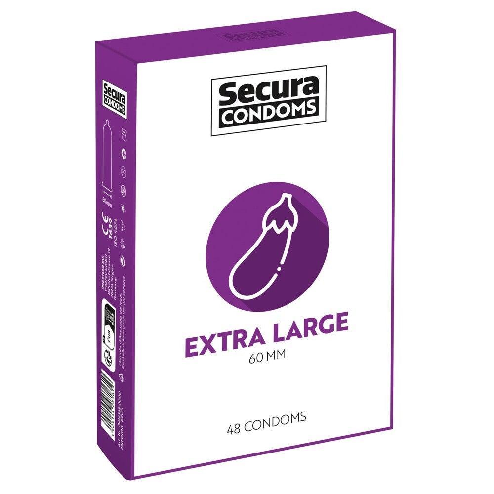 Secura Condoms 48 Pack Extra Large - Adult Planet - Online Sex Toys Shop UK