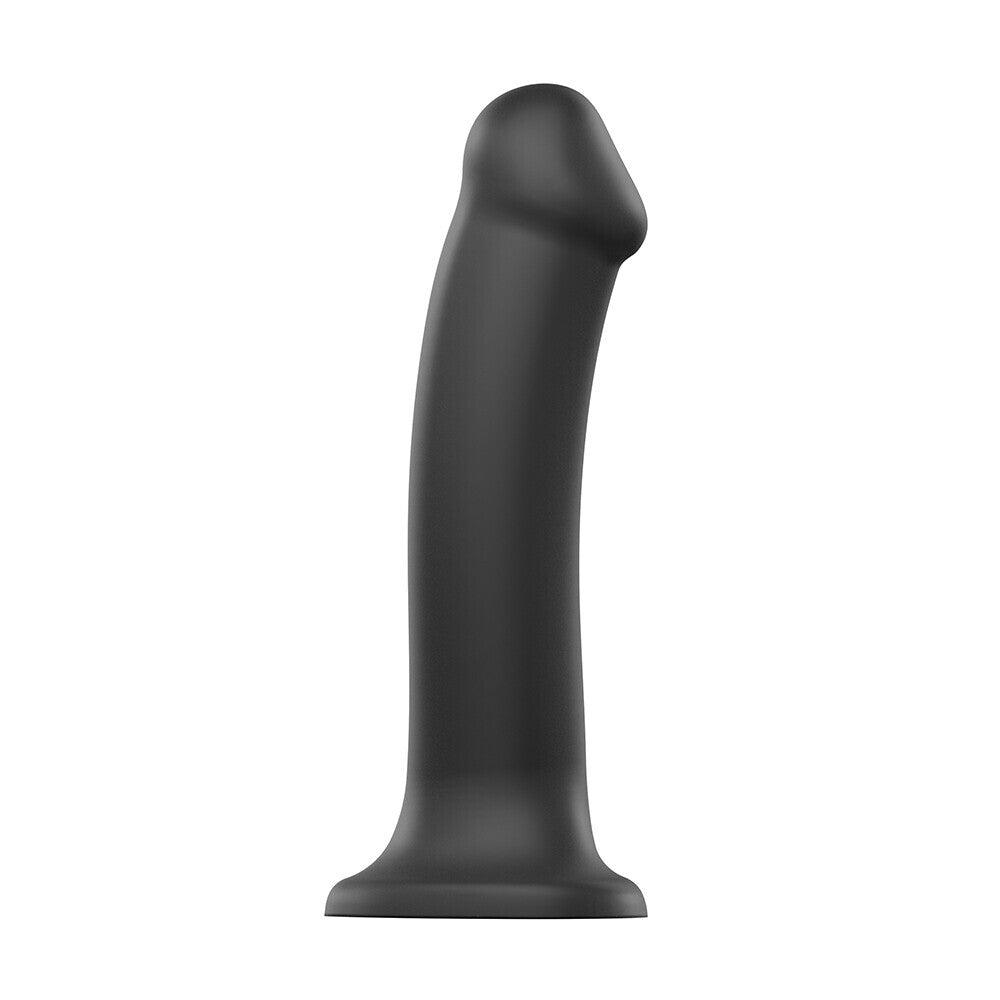 Strap On Me Silicone Dual Density Bendable Dildo Medium Black - Adult Planet - Online Sex Toys Shop UK