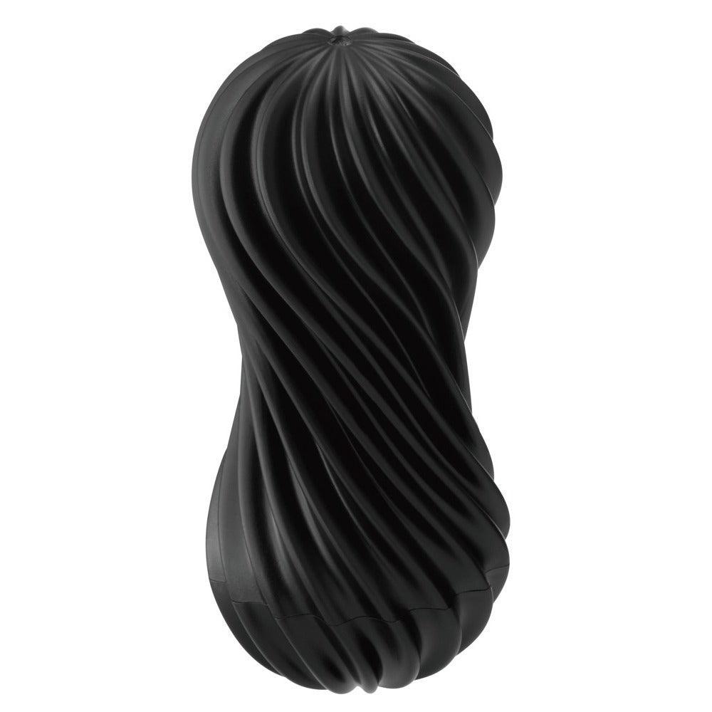 Tenga Flex Rocky Black Masturbator - Adult Planet - Online Sex Toys Shop UK