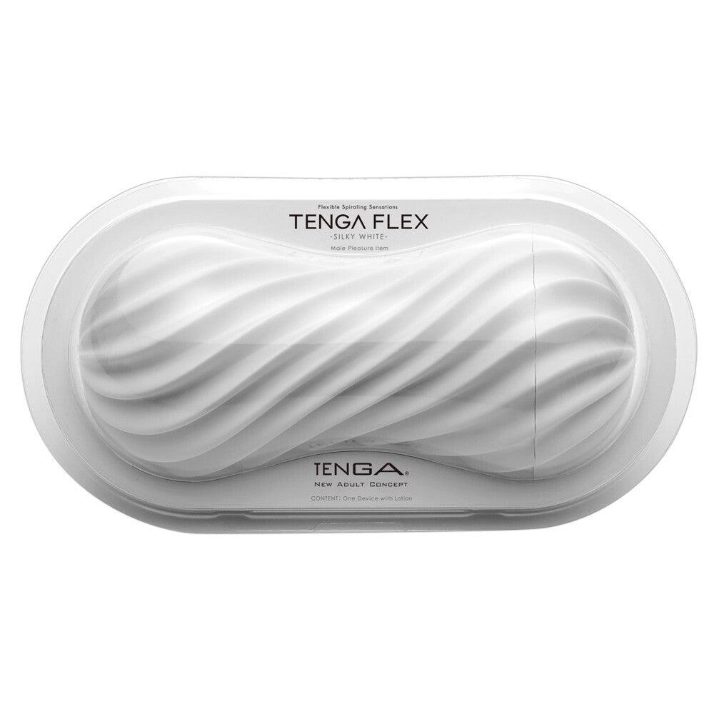 Tenga Flex Silky White Masturbator - Adult Planet - Online Sex Toys Shop UK