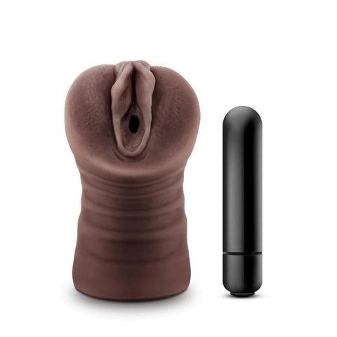Hot Chocolate Brianna Vagina Vibrating Masturbator - Adult Planet - Online Sex Toys Shop UK