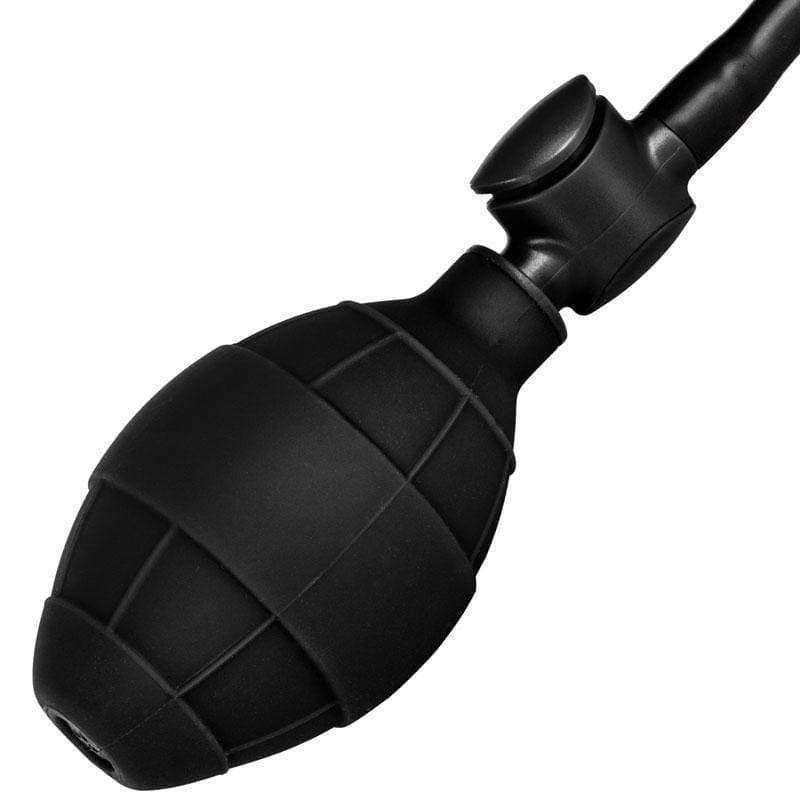 Black Booty Call Pumper Silicone Inflatable Small Anal Plug - Adult Planet - Online Sex Toys Shop UK