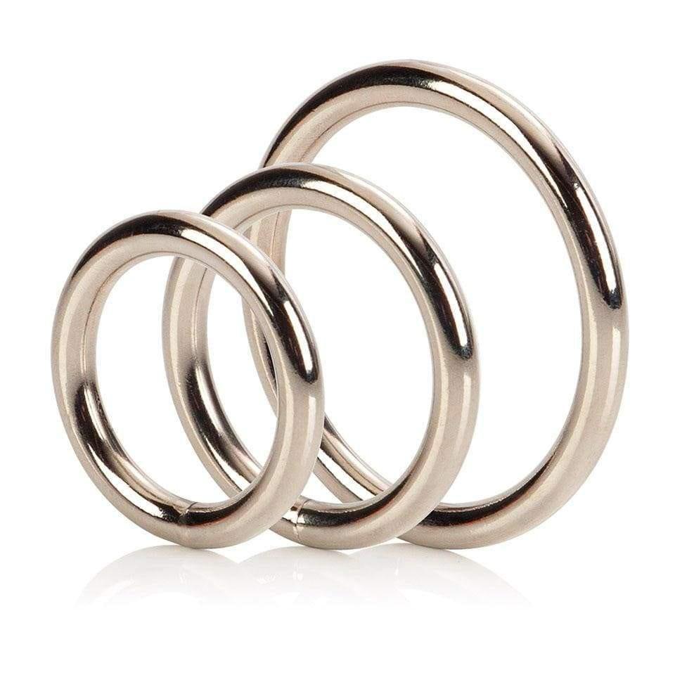 3 Piece Silver Ring Set - Adult Planet - Online Sex Toys Shop UK