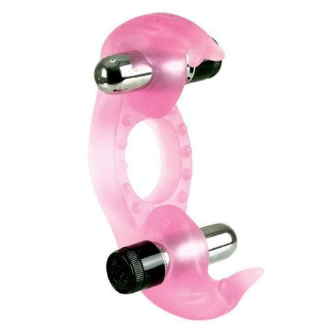 Triple Orgasms Erection Enhancer With Dual Micro Stimulators - Adult Planet - Online Sex Toys Shop UK