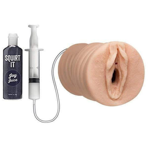 Squirting Pussy Stroker with Joy Juice Vanilla - Adult Planet - Online Sex Toys Shop UK