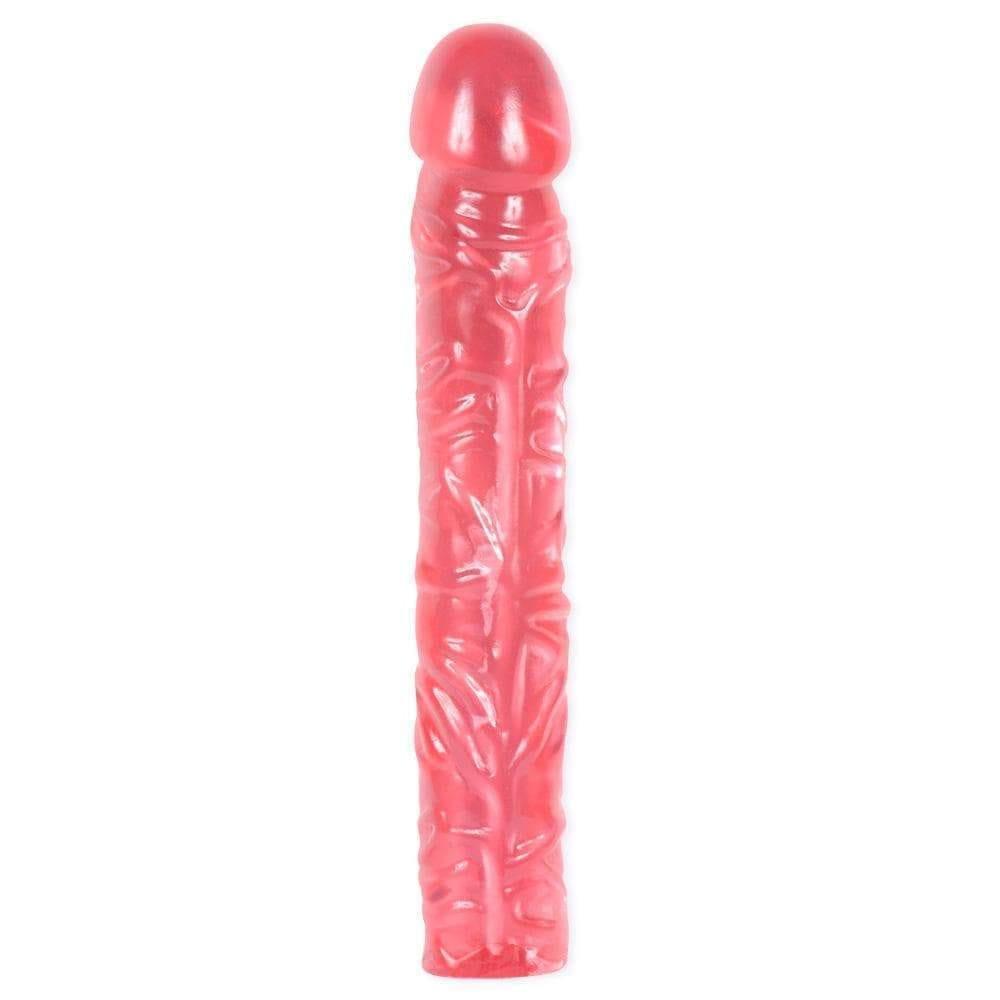 Classic 10 Inch Pink Jelly Dong - Adult Planet - Online Sex Toys Shop UK