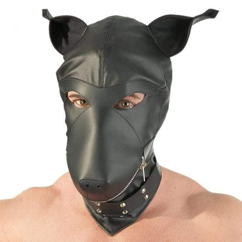 Imitation Leather Dog Mask - Adult Planet - Online Sex Toys Shop UK