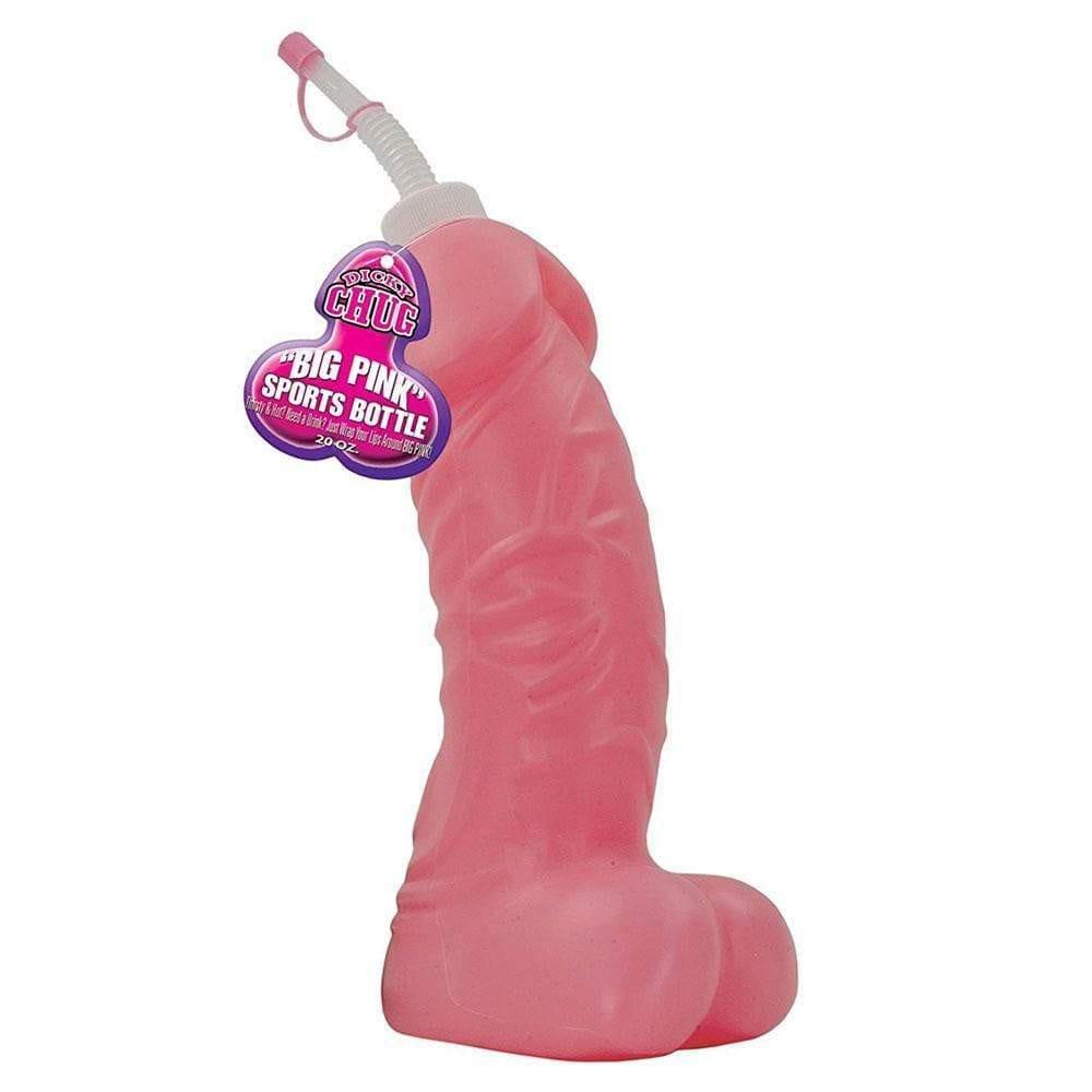Dicky Chug Big Pink 20 Ounce Sports Bottle - Adult Planet - Online Sex Toys Shop UK