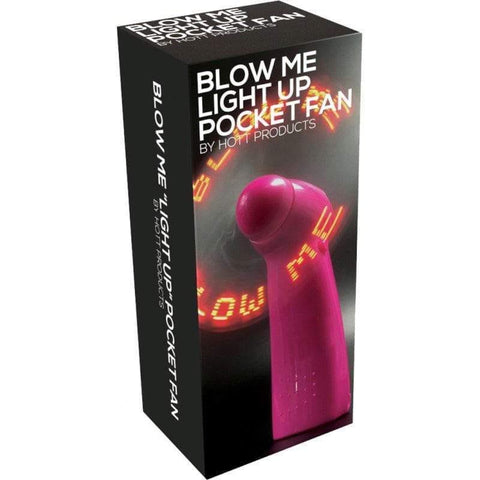 Blow Me Light Up Pocket Fan Pink - Adult Planet - Online Sex Toys Shop UK