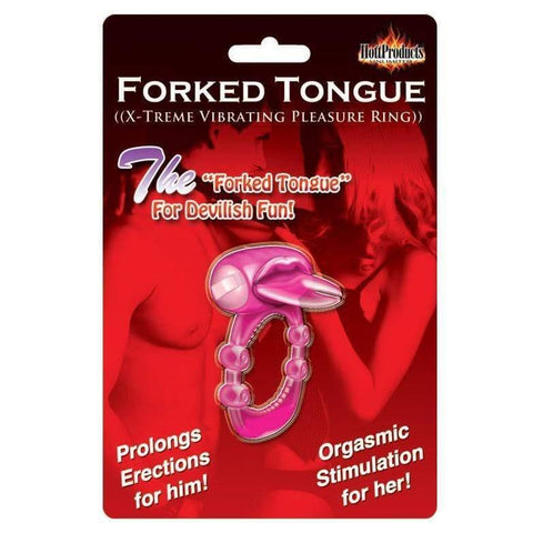 Forked Tongue Vibrating Silicone Cock Ring - Adult Planet - Online Sex Toys Shop UK