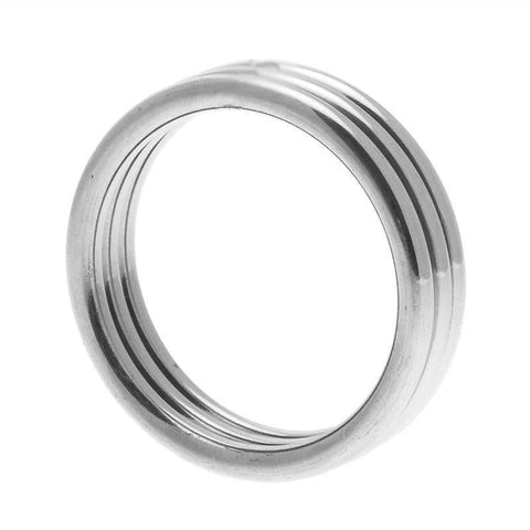 Echo Stainless Steel Triple Cock Ring ML - Adult Planet - Online Sex Toys Shop UK
