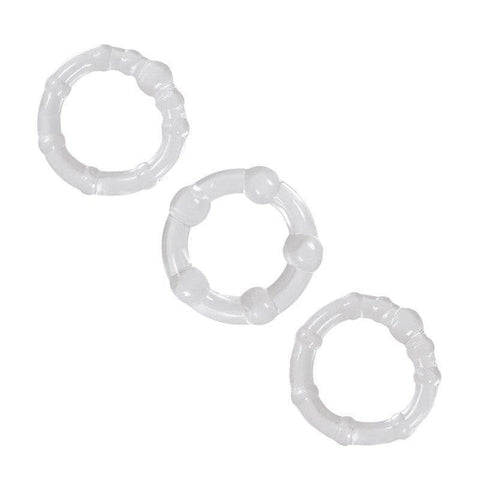 NS Novelties Renegade Intensity Rings Cockrings Clear - Adult Planet - Online Sex Toys Shop UK