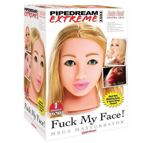 Pipedream Extreme Fuck My Face Masturbator - Adult Planet - Online Sex Toys Shop UK