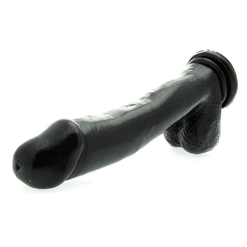 Basix 12 Inch Dong With Suction Cup Black - Adult Planet - Online Sex Toys Shop UK