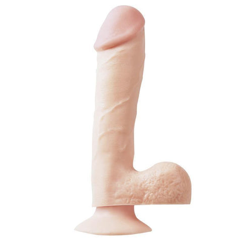 Basix 7.5 Inch Dong Suction Cup Flesh - Adult Planet - Online Sex Toys Shop UK